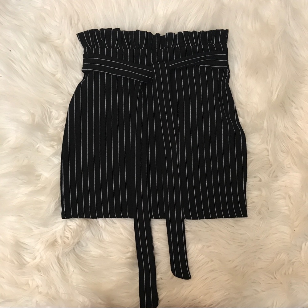 Striped Mini Skirt
